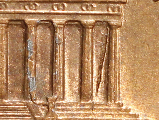 New-Addition-To-My-Collection-1993-D-Lincoln-Cent-Memorial-Bay-Crack-And-Column-Idc